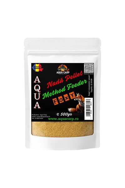 Aqua Nadă Aqua Pellet Method Feeder Foxy 500gr