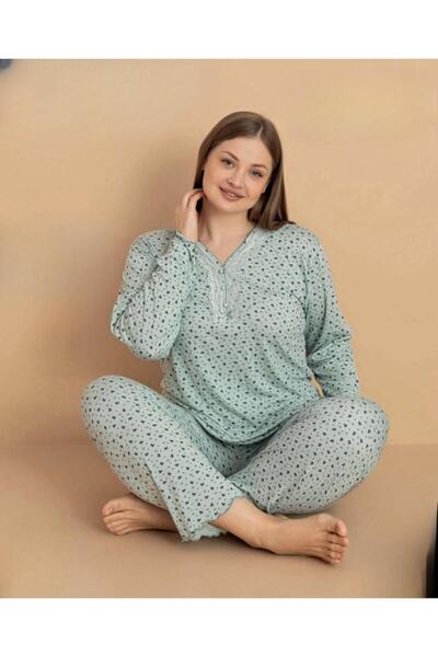 PİJAMERRY Set pijamale de bambus pentru femei de mărime mare 5670, obținut di...