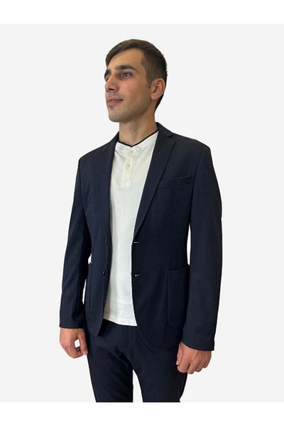 s.Oliver Jachetă slim fit pentru bărbați, Joog, bleumarin închis
