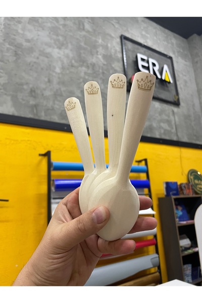 YANIKLAR MÜZİK Ankara Oyun Kaşığı 4 Adet