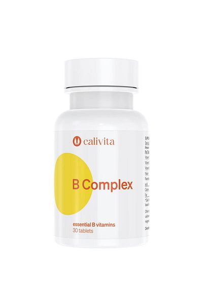 Calivita Complex de vitamine B Supliment alimentar cu vitamina B (30 de comprimate) - Calivita
