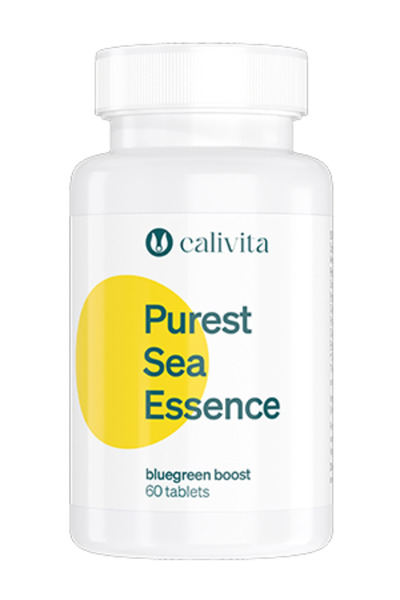 Calivita Supliment alimentar cu spirulină Purest Sea Essence, produs de alcalinizare (60 de tablete) - Calivita