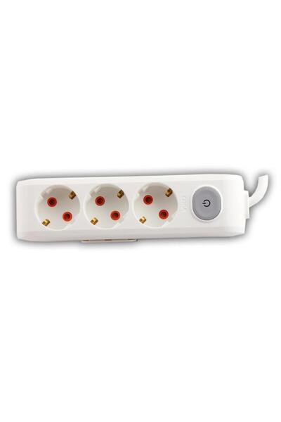 VİKO Viko Multı-let Vm31anh 3lü 1mt Anahtarlı Çocuk Korumalı Priz (90117301)