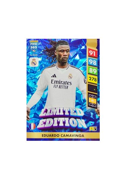 Panini Fifa 365 Adrenalyn XL 2025 Limited Edition Eduardo Camavinga Footballer Card