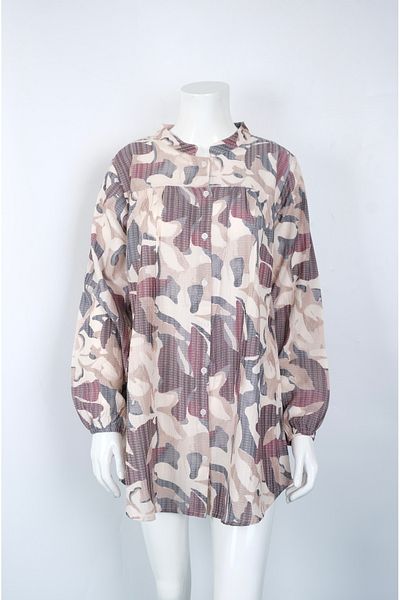MUSTÜN Judge Collar Woven Shirt