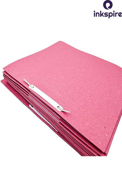 inkspire Full Cover Capsule File Pink 30 Pieces Cardboard Ring Binder Capsule Full Cover Lawyer Courthouse File 2. Quality
