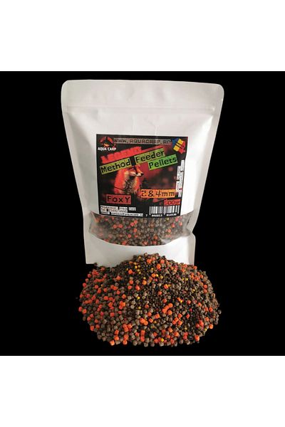 Aqua Pelete AquaCarp Legend Method Feeder 2&4mm FoxY 500gr
