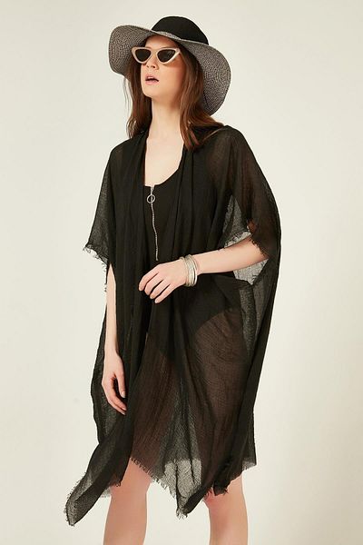 MARBERRY Black Women's Pareo Beach Dress