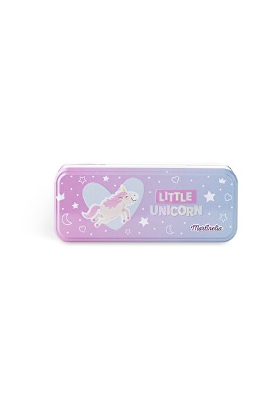 Martinelia LITTLE UNICORN MAKEUP KIT IN METAL BOX WITH 3 COMPARTMENTS