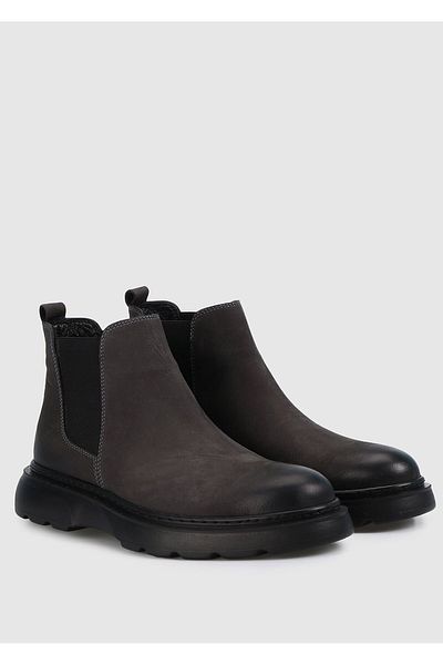 Provoq Men's Anthracite Leather Boots