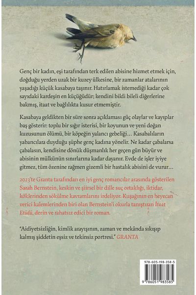 Bloomsbury Etude of Obedience - Sarah Bernstein