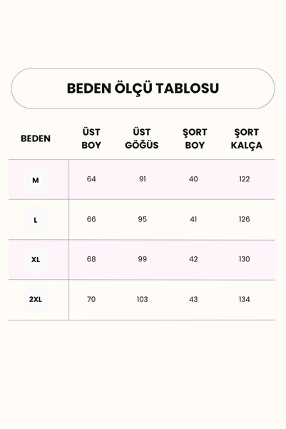 Bella Linda Pamuklu Şortlu Kadın Pijama Takımı