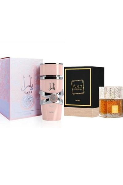 lattafa عطر عتيقة + عطر يارا او دي بارفان 100 مل