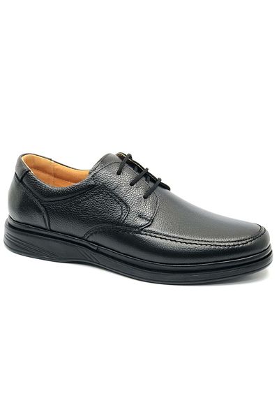 KCMN Ekinci 812 Genuine Leather Men's Casual Shoes Black