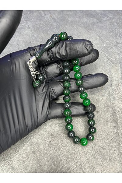 Mos Tespih Mărgele de rugăciune din chihlimbar cu pulbere Moire tăiată în for...