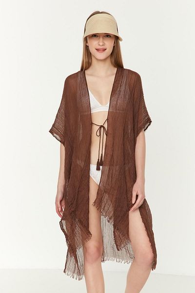 MARBERRY Brown Women's Pareo Beach Dress