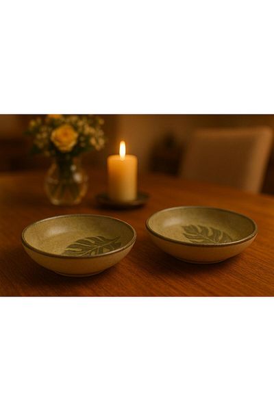 Keramika Nordic Salad Bowl 20cm Reactive Cream Msh22348
