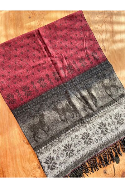 Bohemian Christmas Themed Knitwear Scarf Shawl