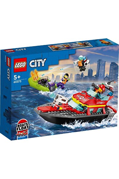 Evelise LEGO CITY BARCA DE SALVARE A POMPIERILOR 60373