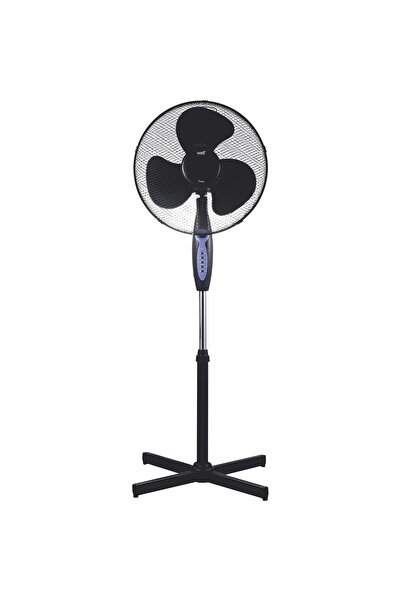 Well Well pedestal fan, remote control, diameter 43 cm, 3 speed settings, black