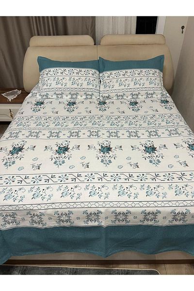 ASL HOME Double Personal Battal Size Bed Cover (Pi̇ke)