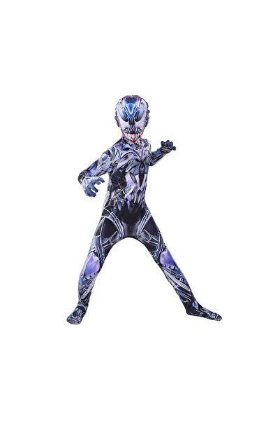 EvrikaUnity Costum Venom Extraterestru pentru Copii, Cu masca, Antierou, 5-6 ...