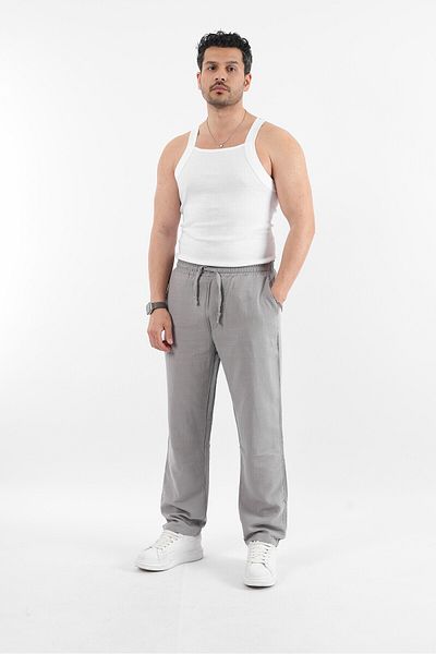 Rodrigo Men's Relaxed Cotton Linen Loose Trousers