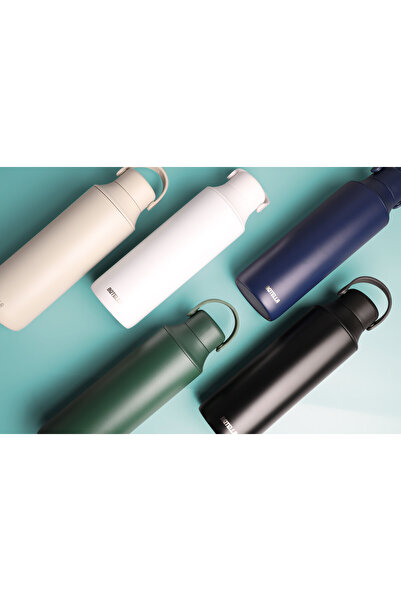 Botella Slim Insulated Water Bottle Flask-portable,leakproof Stainless Steel For Travel, Sports, 600ml, Grey