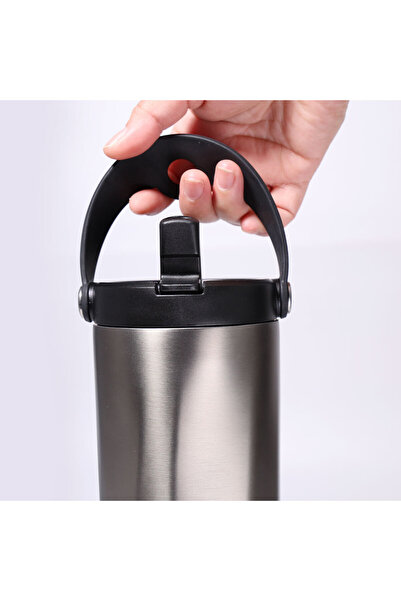 Botella Insulated Water Bottle Explorer - Leakproof Stainless Steel, Outdoor Travel 900ml, Metallic Gunblack