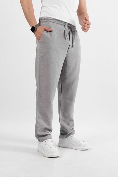 Rodrigo Men's Relaxed Cotton Linen Loose Trousers