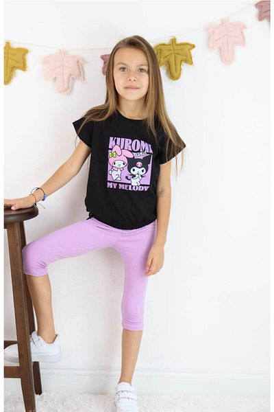 falcomini Girl's Summer T-Shirt, Leggings 2-Piece Set 2/6 Years Old