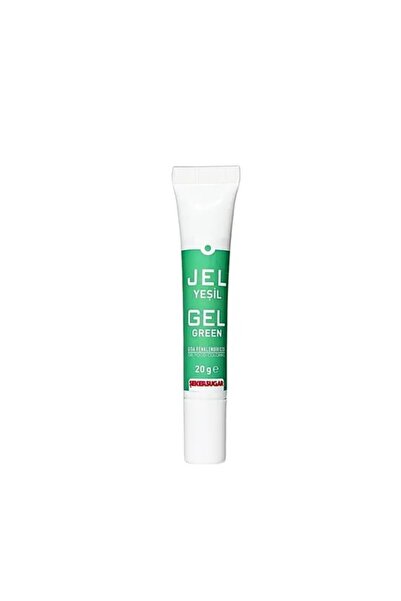 ŞEKER & SUGAR Sekersugar Yeşil Jel Gıda Boyası 20 ml – Pasta, Çikolata ve Tat...