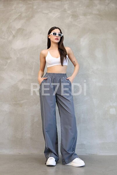 RE7EDİ UNISEX ΡΙΓΕΣ ΠΑΝΤΕΛΟΝΙ ΑΛΕΞΙΠΤΩΤΟ ΠΑΝΤΕΛΟΝΙ ΓΚΡΙ