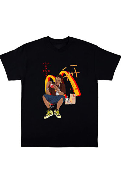 Dupe Design تي شيرت مطبوع للجنسين من ترافيس سكوت