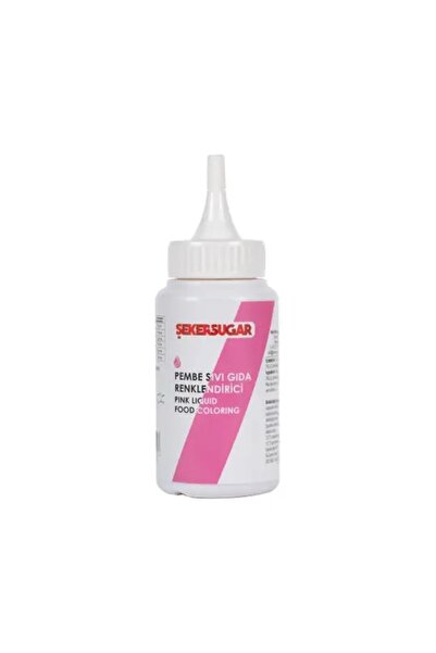ŞEKER & SUGAR Şekersugar Sıvı Gıda Boyası 150 ml Pembe