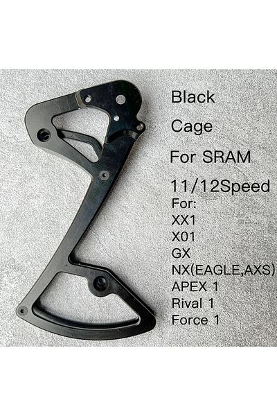 Choice Black Cage Mtb Road Rear Derailleur Cage Pulley Wheels for SRAM 11/12 speed Derailleur Oversized Bea