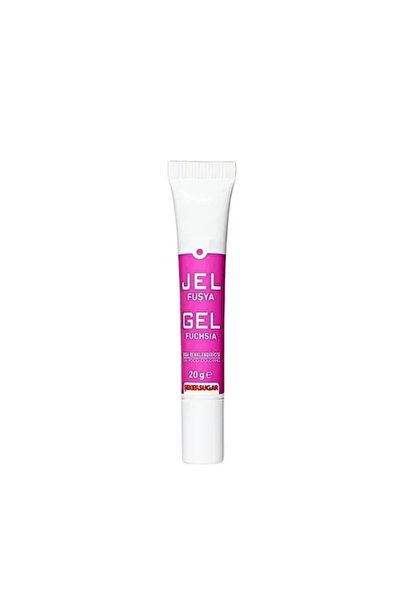 ŞEKER & SUGAR Sekersugar Fuşya Jel Gıda Boyası 20 ml – Pasta, Çikolata ve Tat...
