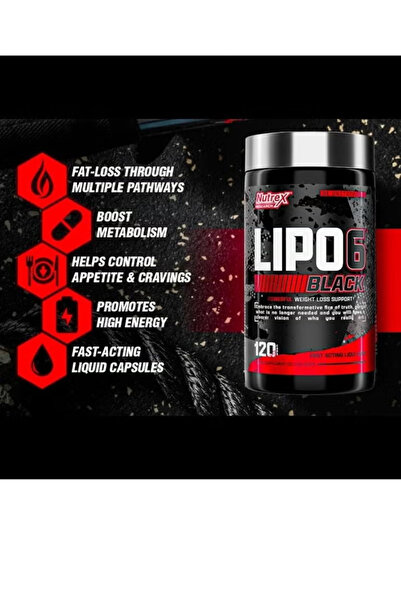 Nutrex Research مكمل غذائي ليبو 6 بلاك فائق التركيز مكون من120 كبسولة