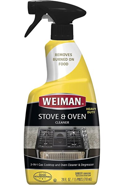 Weiman Oven & Grill Cleaner - 24 Ounce - Broiler & Drip Pans, Oven & Ceramic Grill Interiors, & BBQ