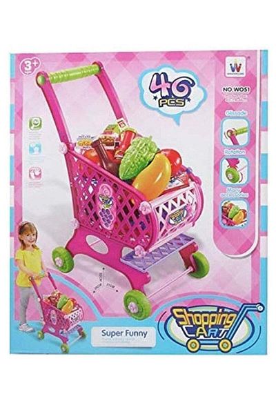 Wanderlong Shopping Cart Toy Set 40 PCS For Kids
