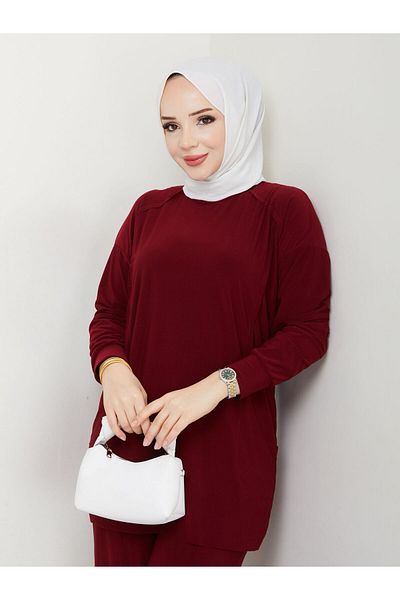 MODAMÜNASİP Our Tunic Double Pocket Detailed Erva Trousers Suit with Its Most Beautiful Colors ✨ ✨
