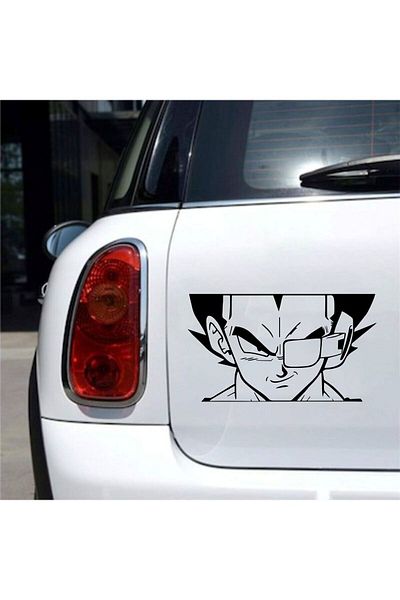 hediyenebak Autocolant Dragon Ball pentru vehicul, mașină, auto, ușă, perete, motocicletă, cască, laptop, sticlă 30x17 cm