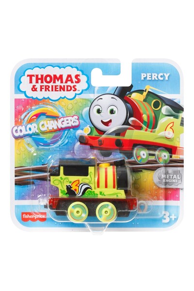 mattel Thomas Color Changers Percy Metal Locomotive