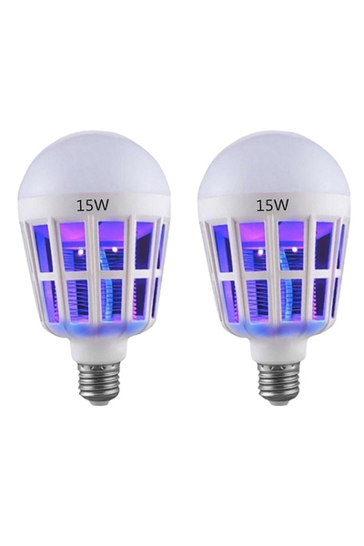 Echo Soul Set 2 becuri LED 2 in 1 cu lampa UV anti insecte Echo Soul, aparat ...