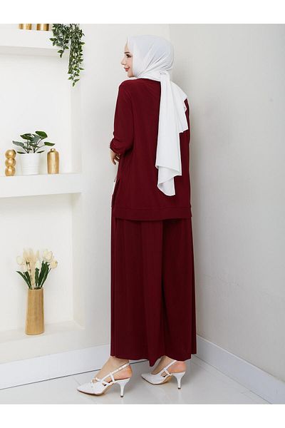 MODAMÜNASİP Νέα σεζόν Πολύ άνετο κομψό παντελόνι Loose Fit κοστούμι