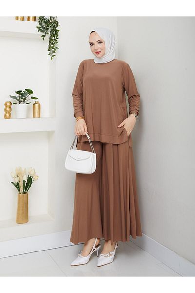 MODAMÜNASİP Νέα σεζόν Πολύ άνετο κομψό παντελόνι Loose Fit κοστούμι
