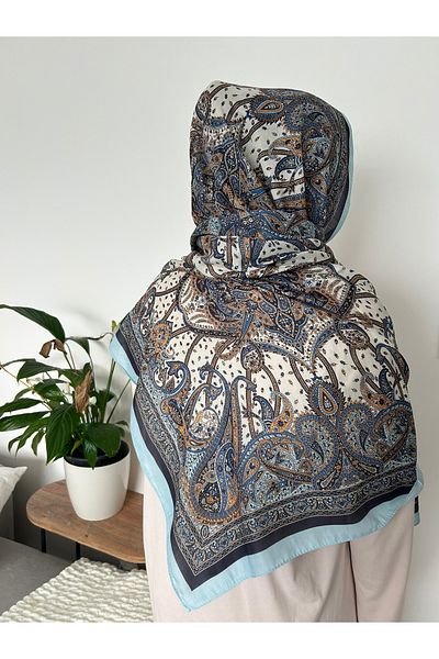 Sümeyye çeyiz Ethnic Ρετρό Σχέδιο Μαλακό Βαμβακερό Σάλι 180*85 cm