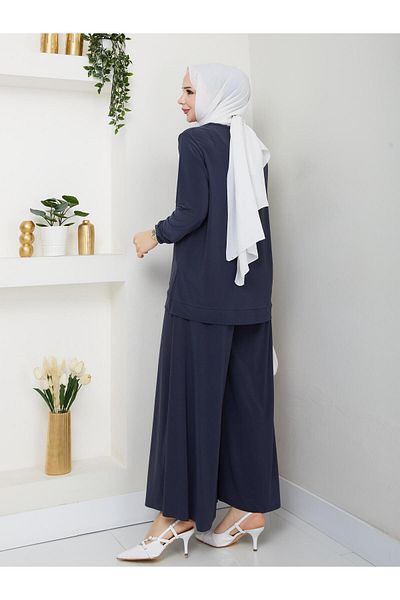 MODAMÜNASİP New Season Very Comfortable Stylish Trousers Loose Cut Set