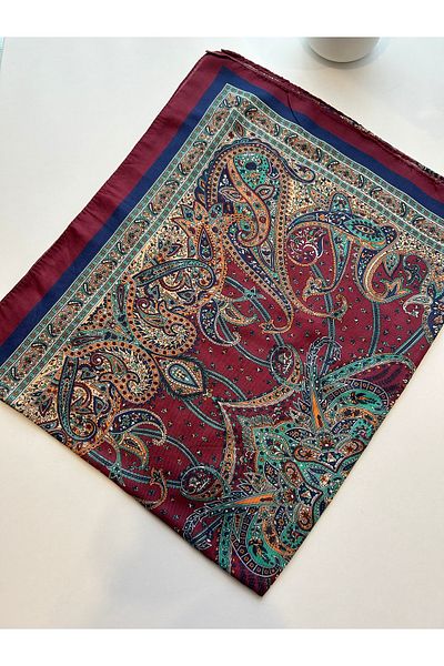 Sümeyye çeyiz Ethnic Ρετρό Σχέδιο Μαλακό Βαμβακερό Σάλι 180*85 cm