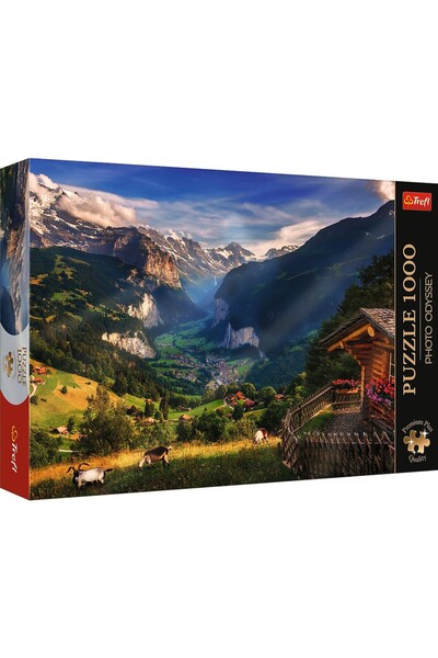 Trefl PUZZLE 1000 PREMIUM PLUS PHOTO ODYSSEY VALEA LAUTERBRUNNEN ELVETIA